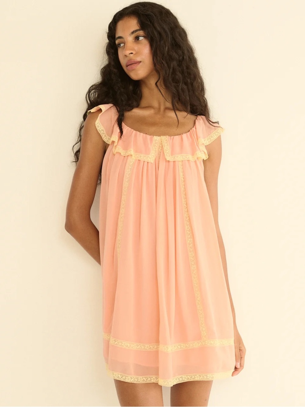 DOEN Suzette babydoll dress